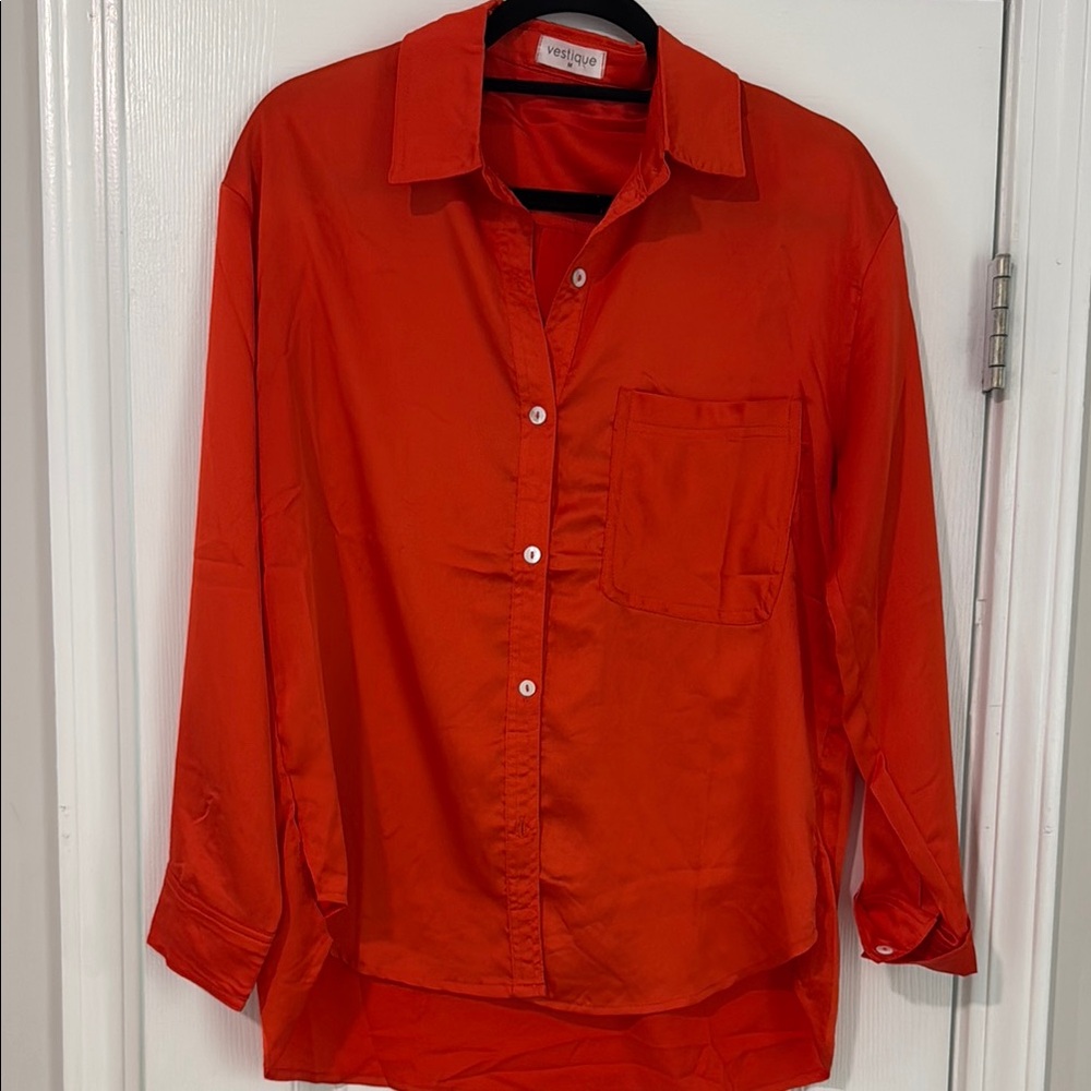Versace Men's Red Shirt